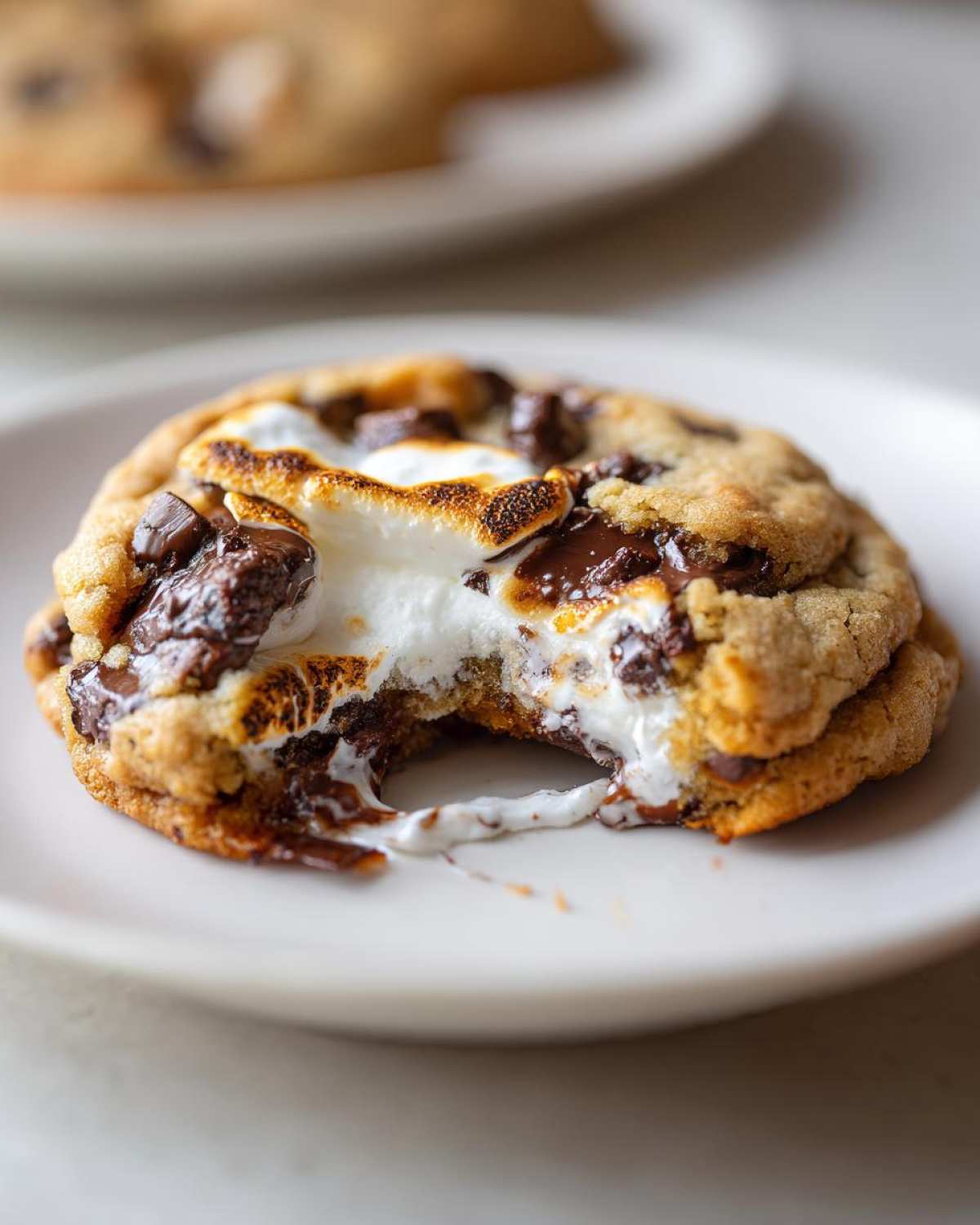 S’mores Stuffed Chocolate Chip Cookies - detail 2