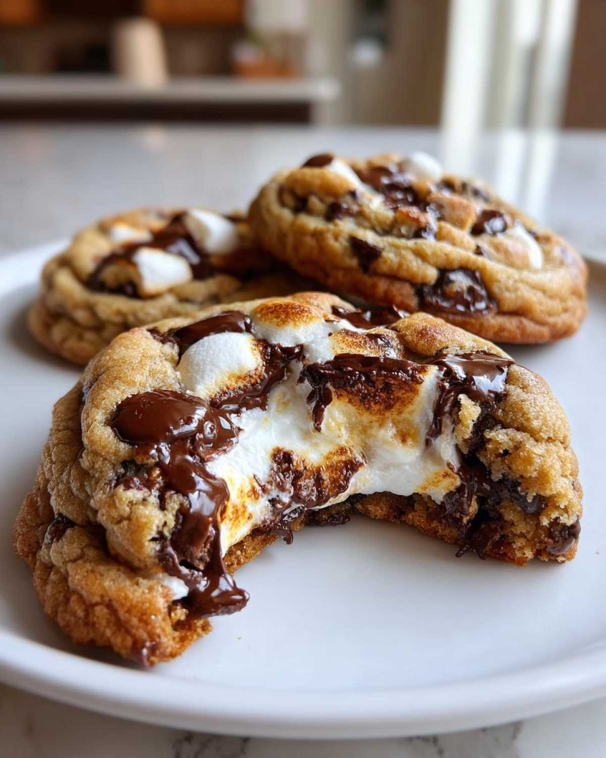 S’mores Stuffed Chocolate Chip Cookies - detail 3