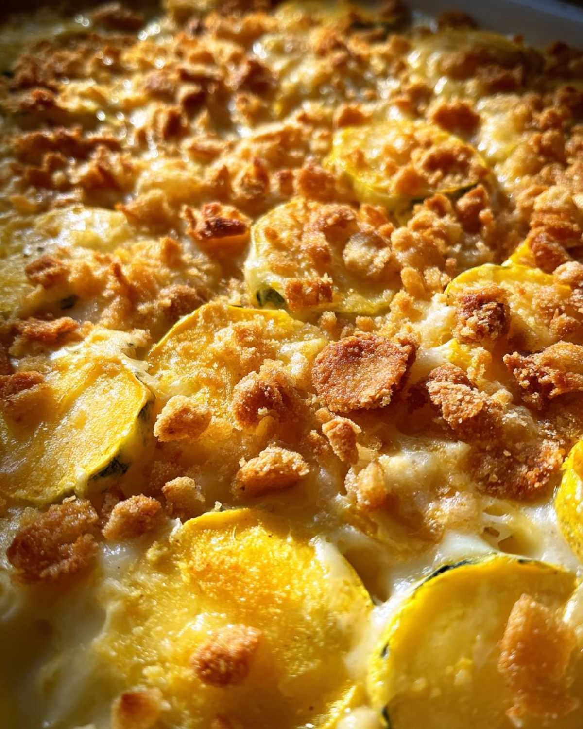 Sour cream squash casserole - detail 1