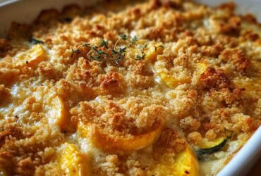 Sour cream squash casserole