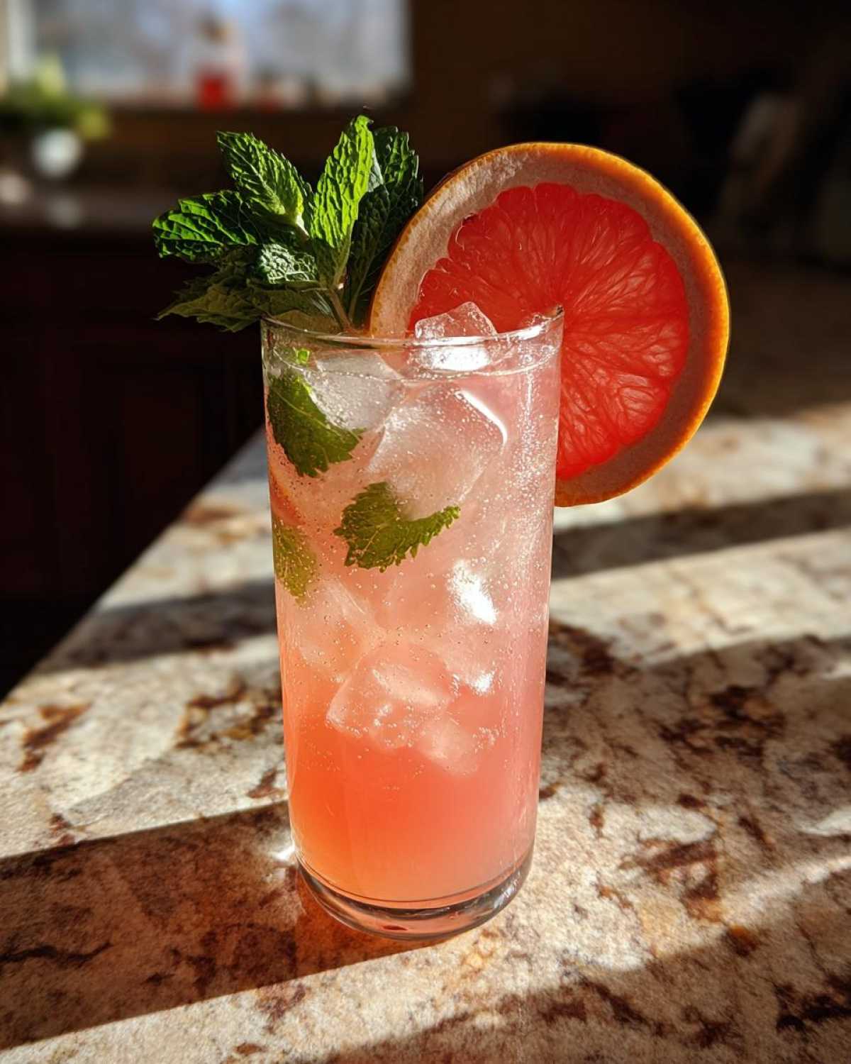 Sparkling Grapefruit Gin Spritzer - detail 1