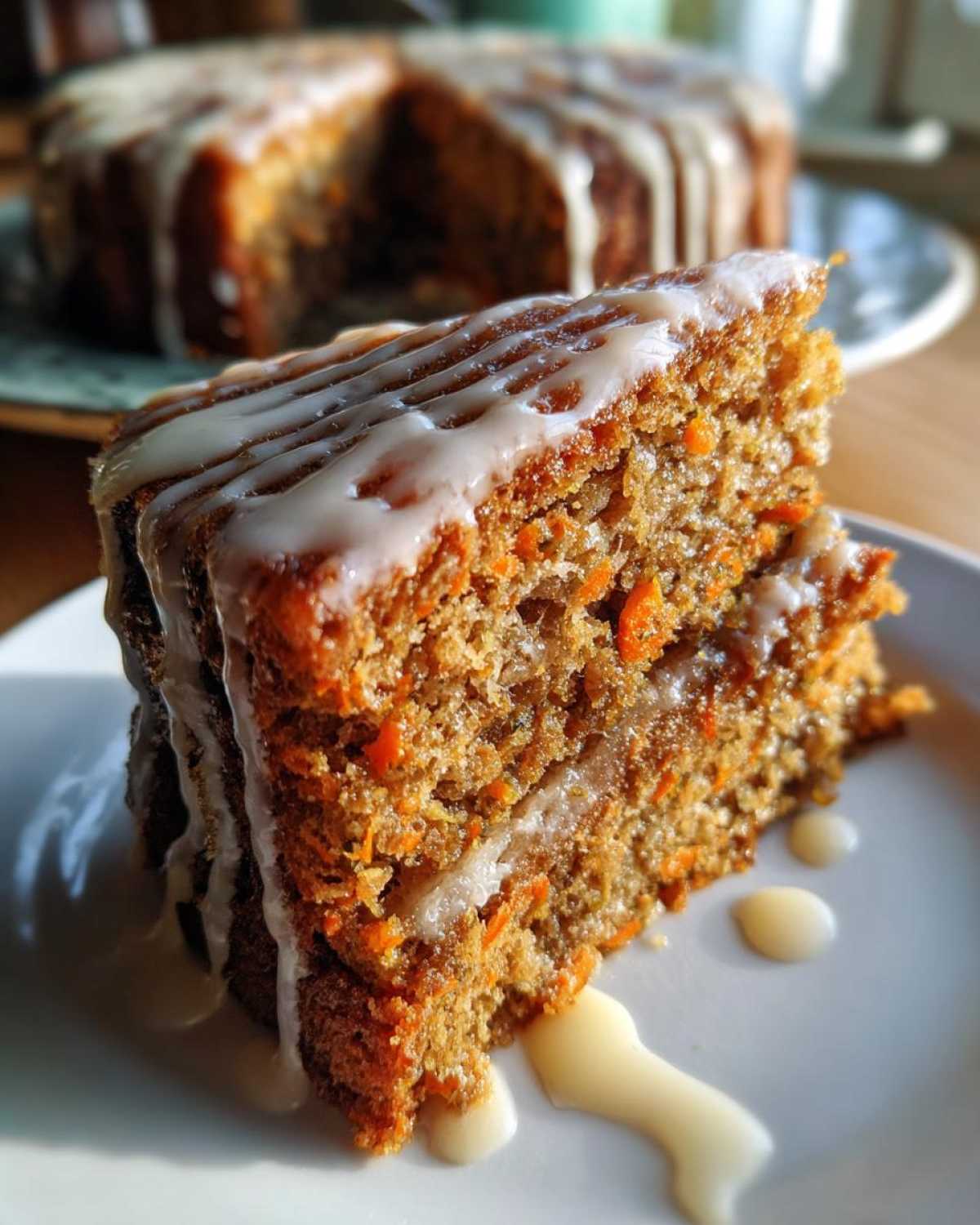 Spiced Carrot Halva Cake with Cardamom - detail 3