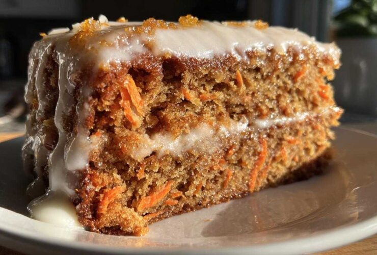 Spiced Carrot Halva Cake with Cardamom