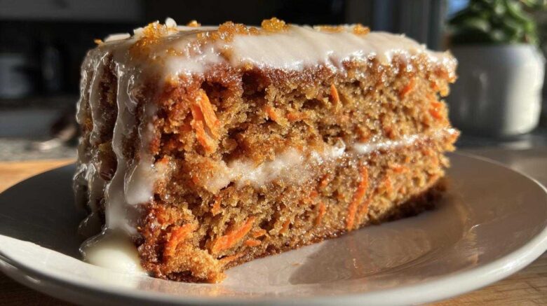 Spiced Carrot Halva Cake with Cardamom