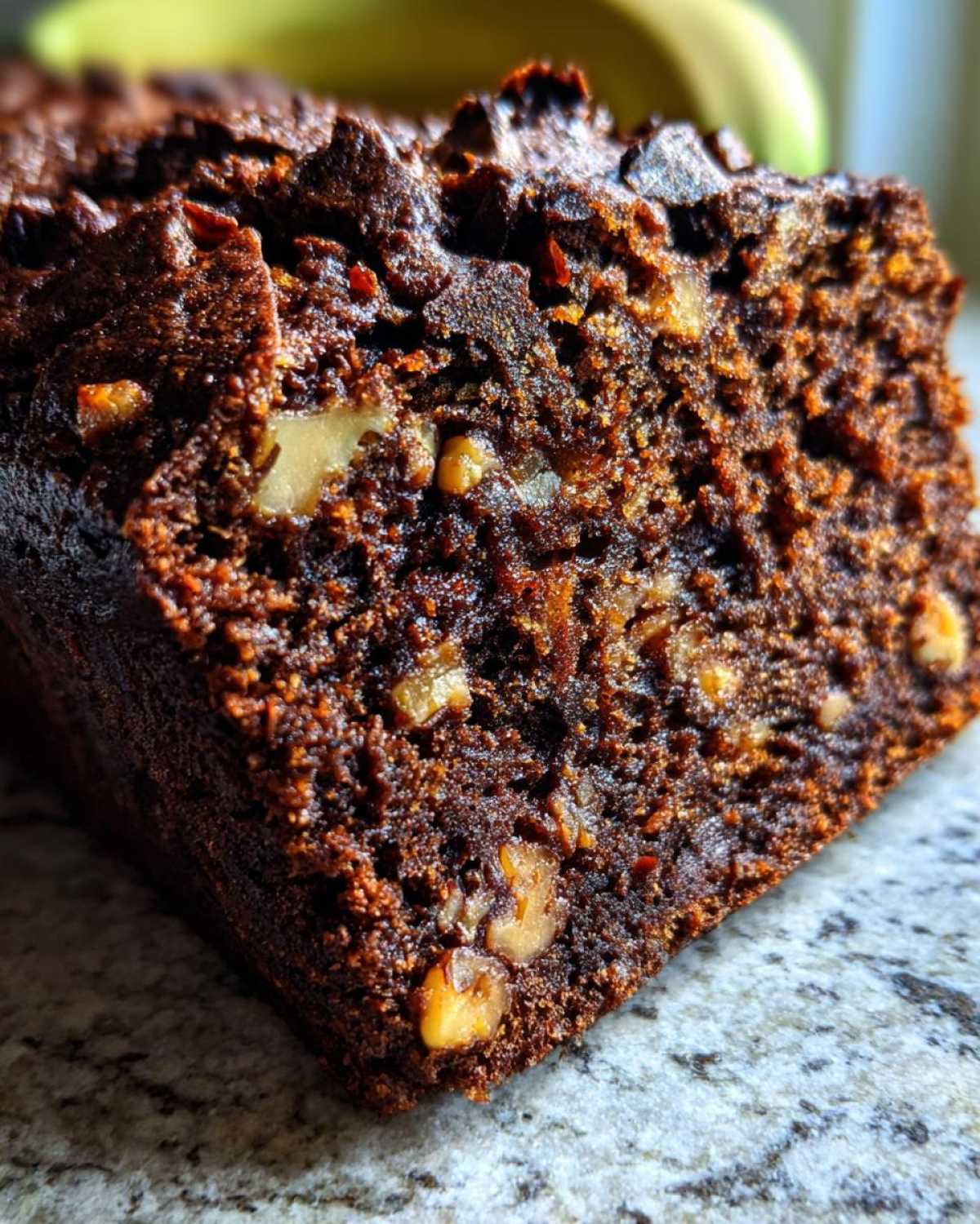 Spiced Chocolate Zucchini Bread Orange Walnuts - detail 4