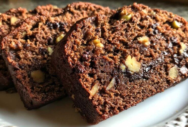 Spiced Chocolate Zucchini Bread Orange Walnuts