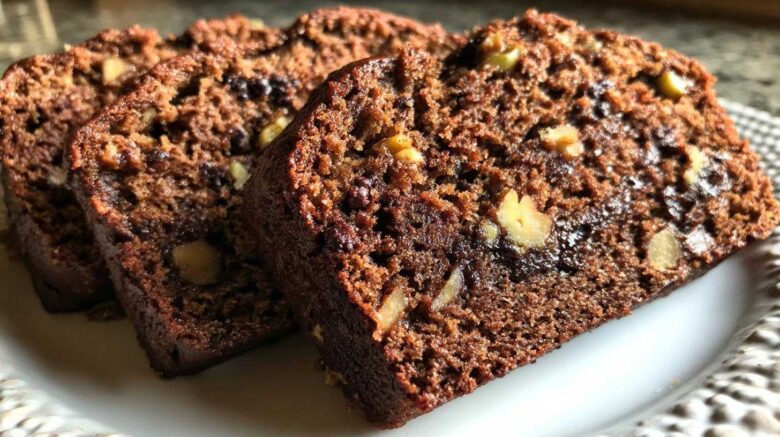 Spiced Chocolate Zucchini Bread Orange Walnuts