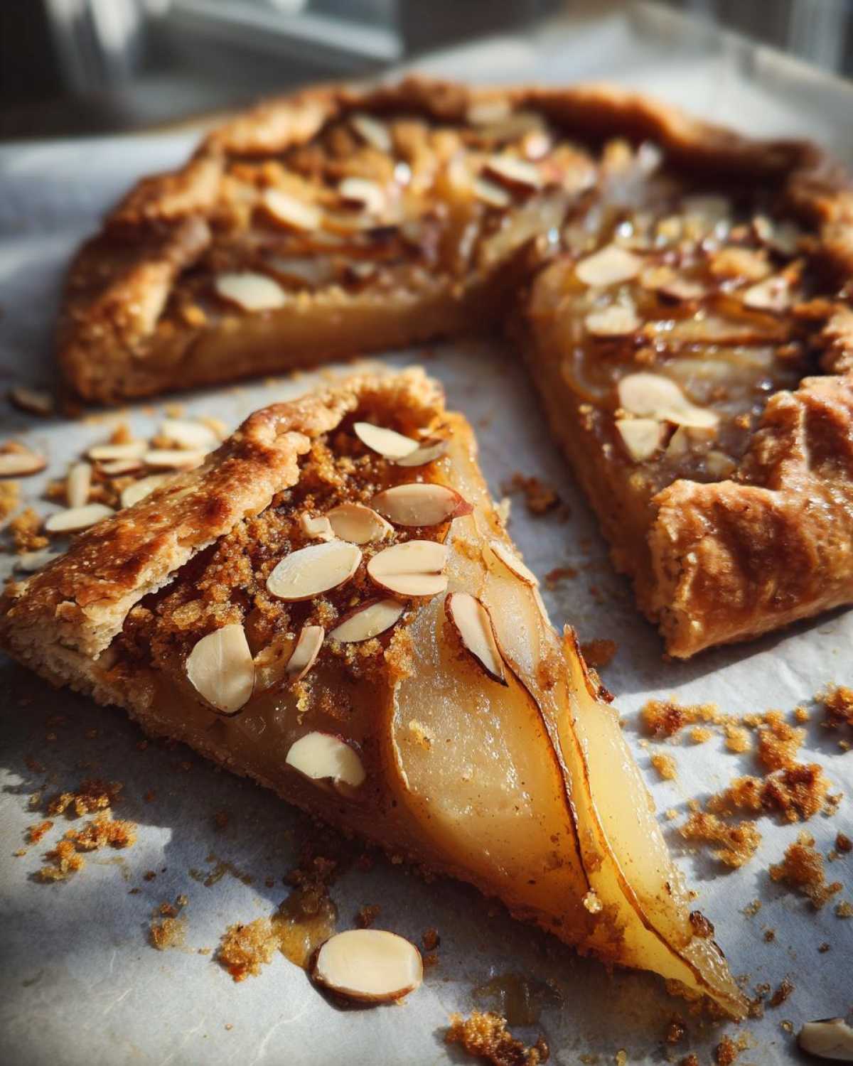 Spiced Pear & Almond Galette - detail 1