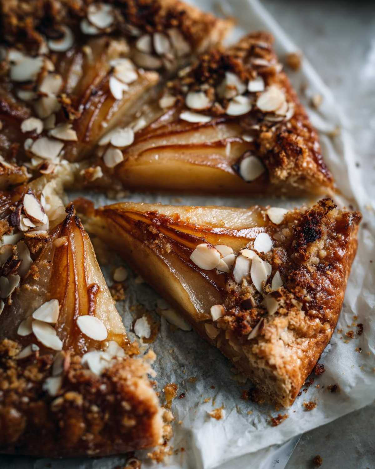 Spiced Pear & Almond Galette - detail 2