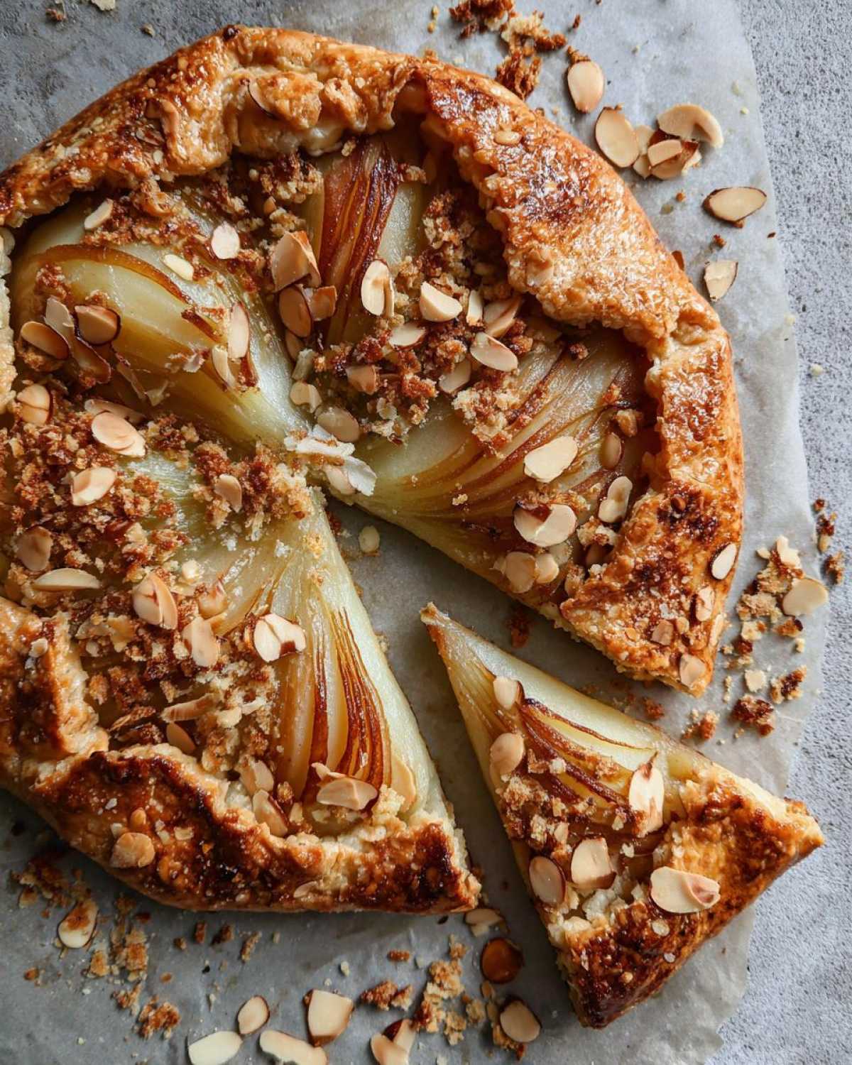 Spiced Pear & Almond Galette - detail 3