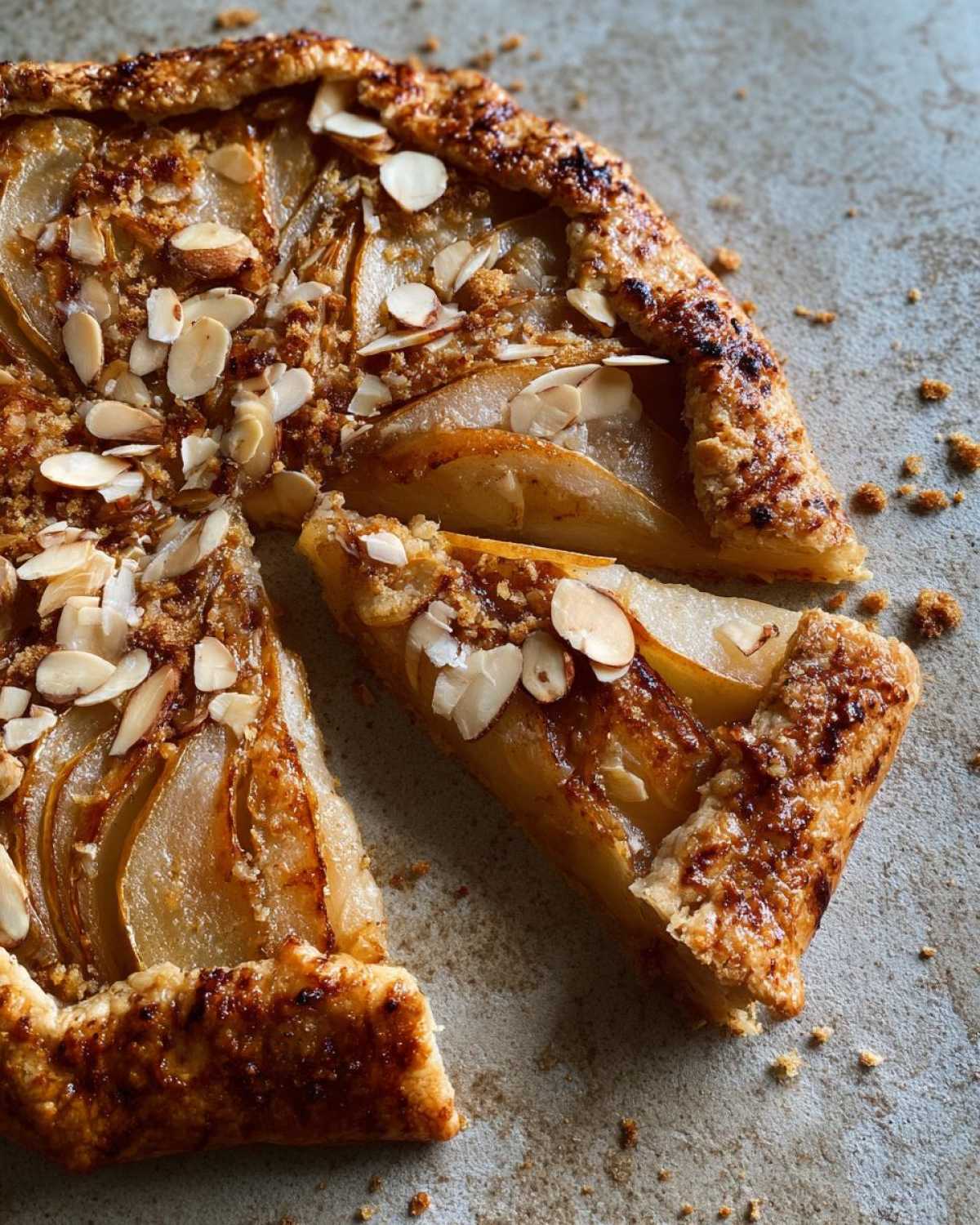 Spiced Pear & Almond Galette - detail 4