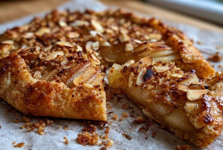 Spiced Pear & Almond Galette
