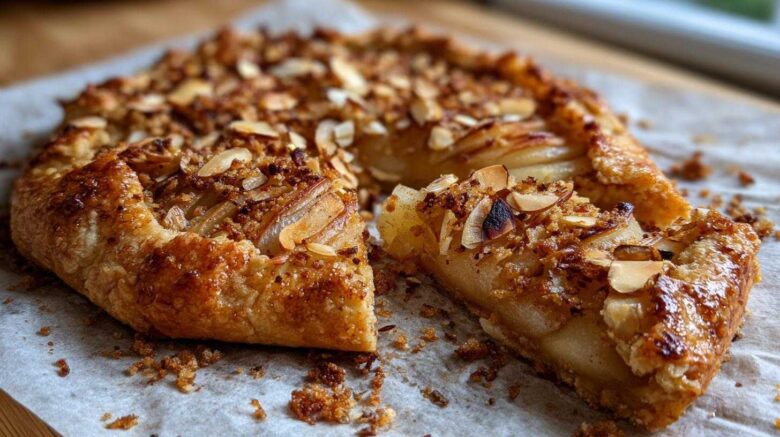 Spiced Pear & Almond Galette