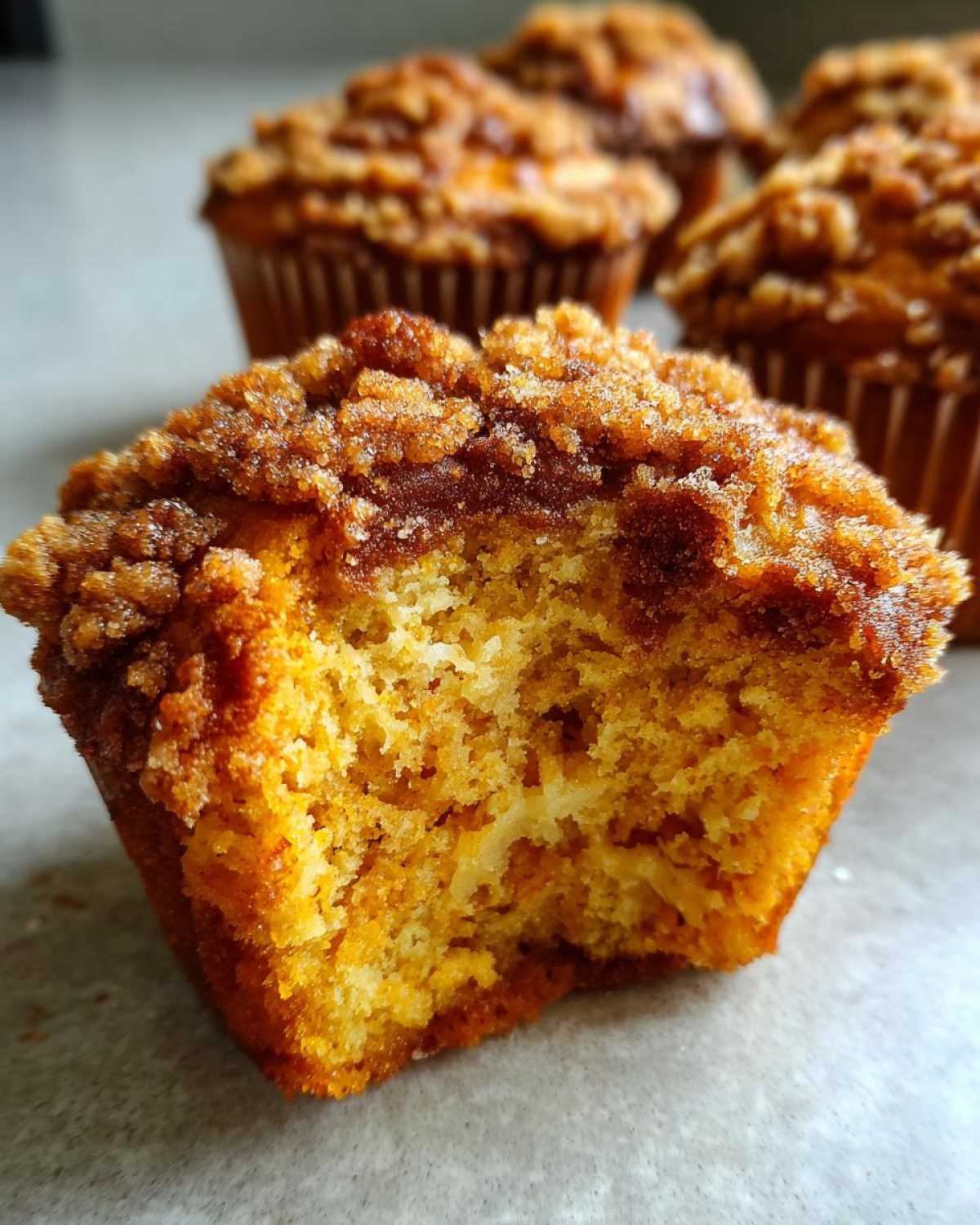Spiced Pumpkin Streusel Muffins - detail 1