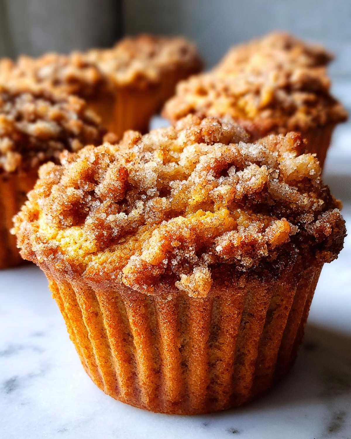 Spiced Pumpkin Streusel Muffins - detail 3