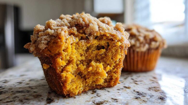 Spiced Pumpkin Streusel Muffins