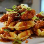 Spicy Maple Chicken Waffle Sliders