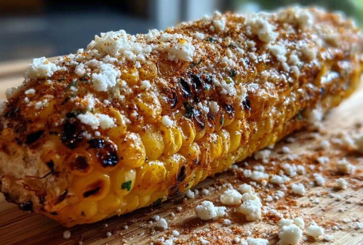 Spicy Mexican street corn