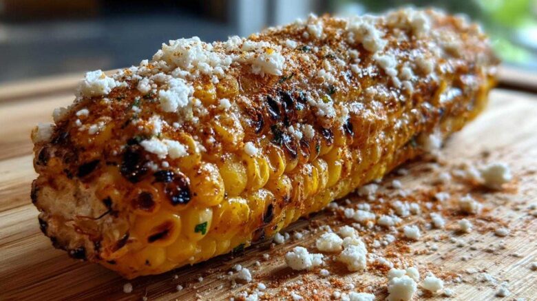 Spicy Mexican street corn