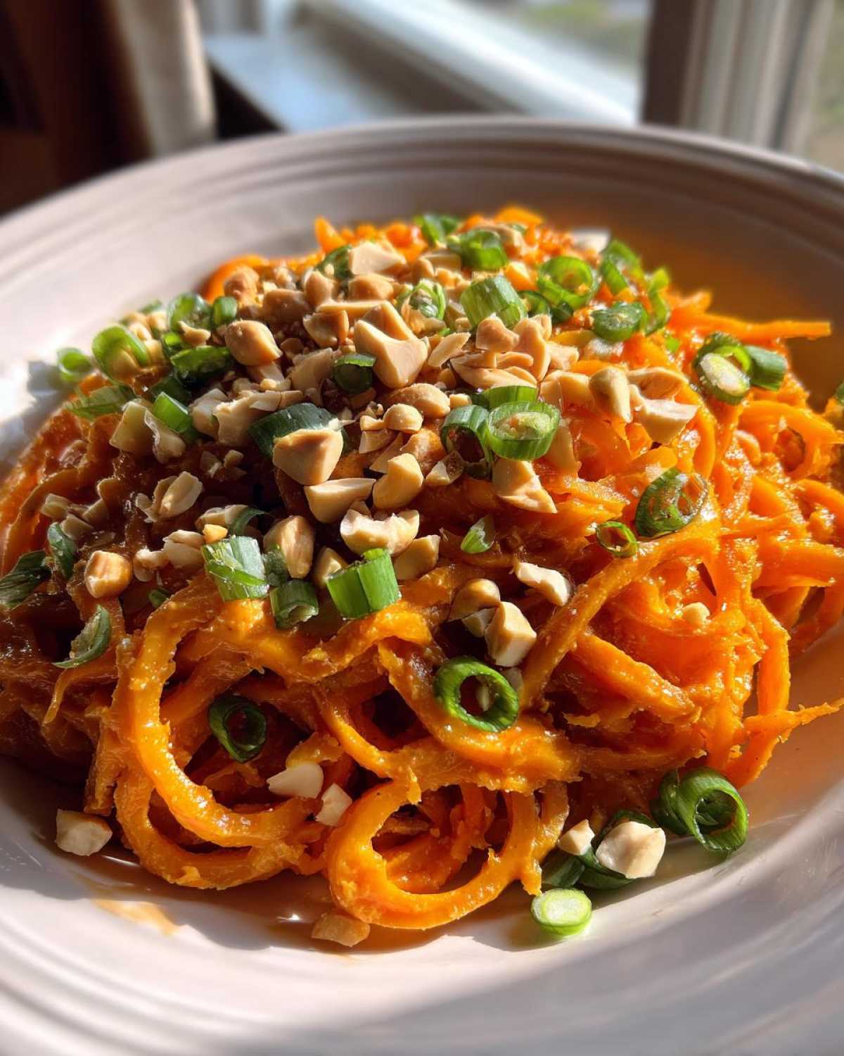 Spicy Peanut Sweet Potato Noodles - detail 3