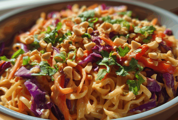 Spicy Thai Peanut Noodle Salad