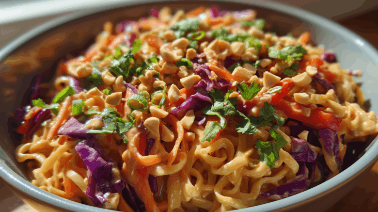 Spicy Thai Peanut Noodle Salad