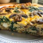 Spinach Mushroom Frittata