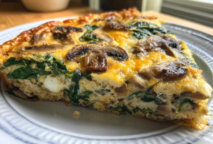 Spinach Mushroom Frittata