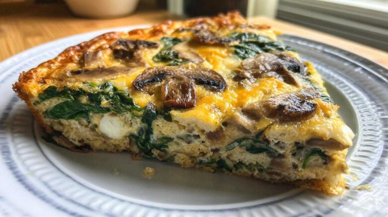 Spinach Mushroom Frittata
