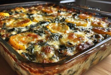 Spinach and squash casserole