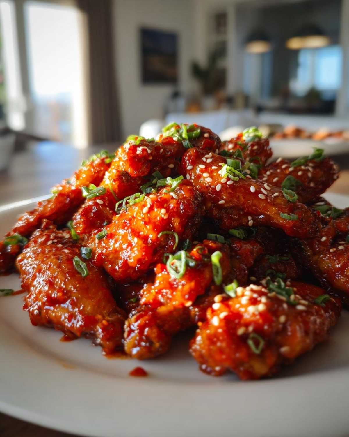 Sriracha Honey Chicken Wings - detail 2