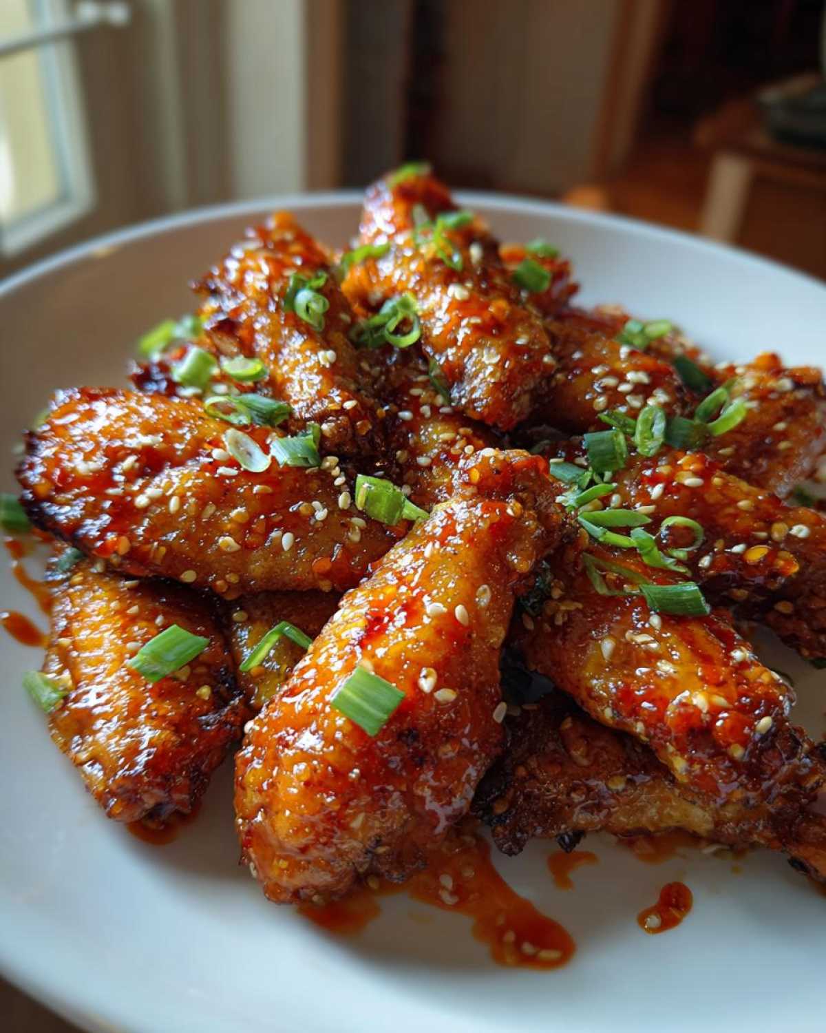 Sriracha Honey Chicken Wings - detail 3