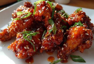 Sriracha Honey Chicken Wings