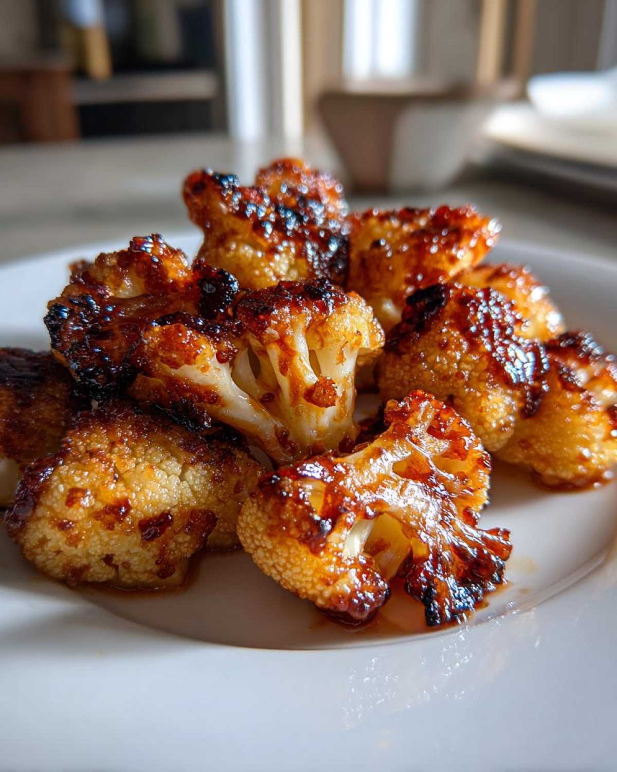 Sriracha Honey Roasted Cauliflower Bites - detail 4