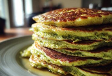 St. Patrick’s Pistachio Pancakes