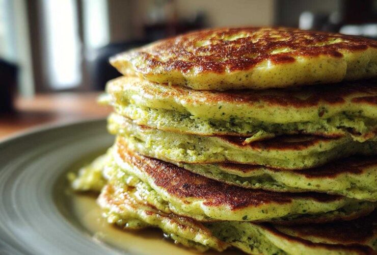 St. Patrick’s Pistachio Pancakes