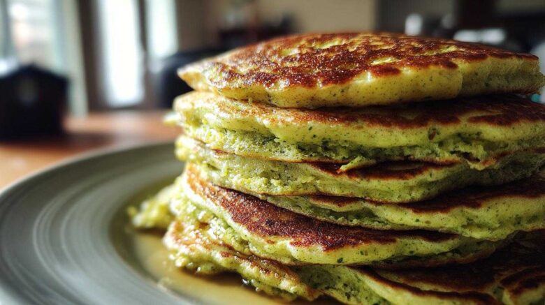 St. Patrick’s Pistachio Pancakes
