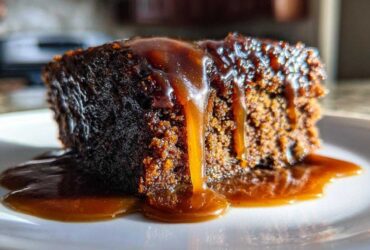 Sticky Toffee Pudding with Maple Caramel Drizzle