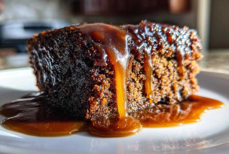 Sticky Toffee Pudding with Maple Caramel Drizzle