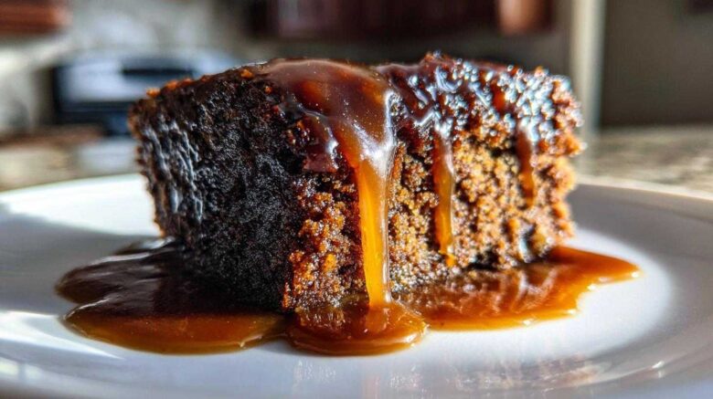 Sticky Toffee Pudding with Maple Caramel Drizzle