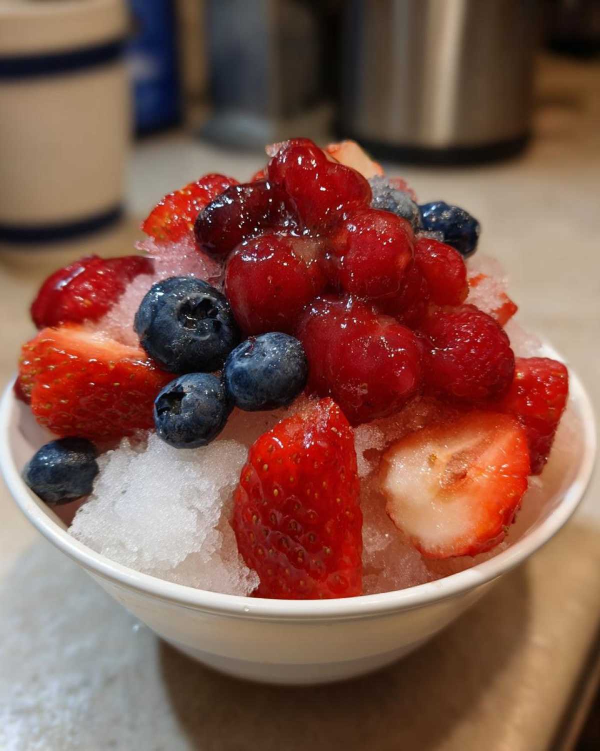 Summer Berry Shaved Ice - detail 1