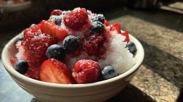 Summer Berry Shaved Ice