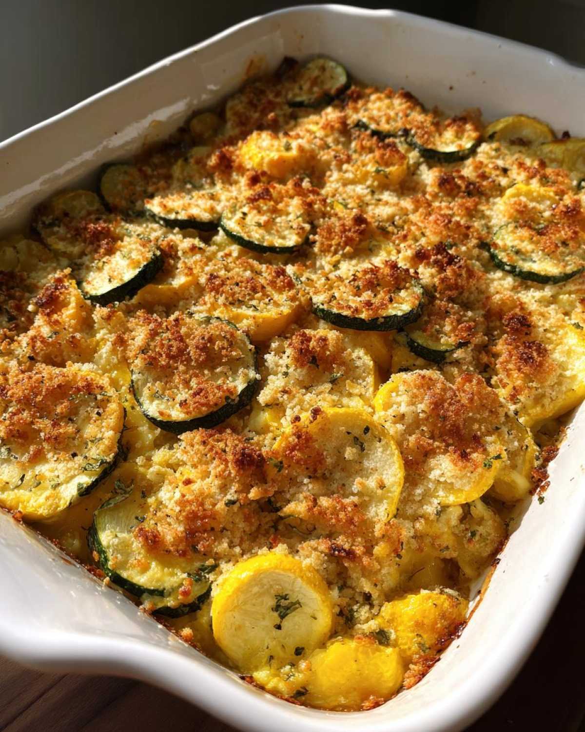 Summer squash casserole - detail 4