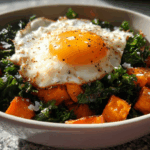 Sweet Potato Kale Breakfast Bowl