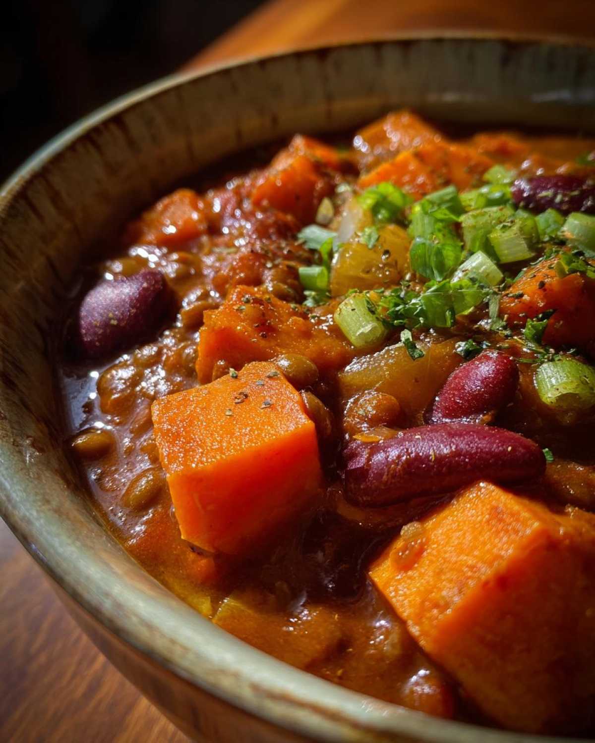 Sweet Potato Lentil Chili - detail 2