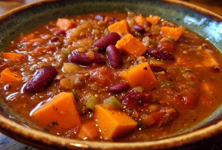 Sweet Potato Lentil Chili