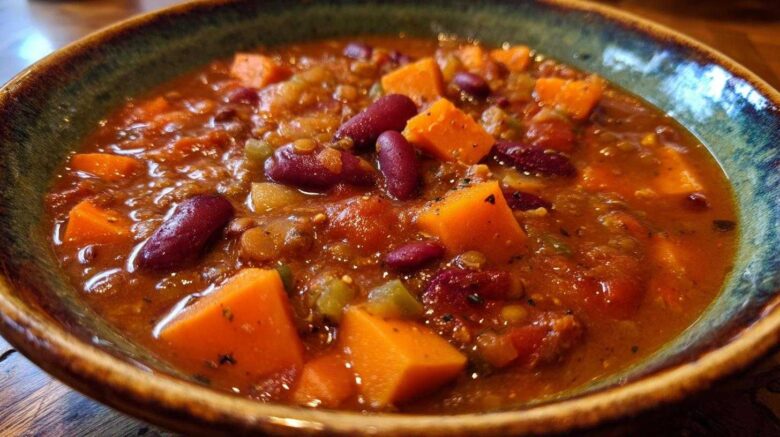 Sweet Potato Lentil Chili