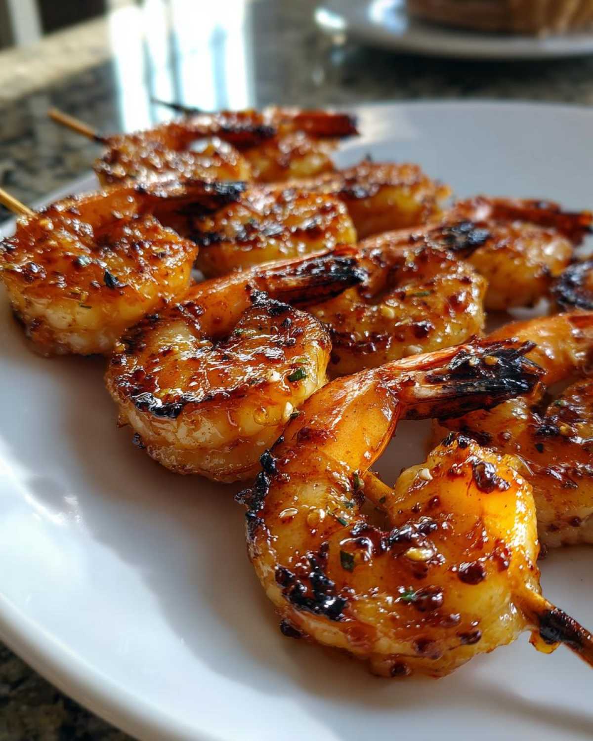 Teriyaki Grilled Shrimp Skewers - detail 4