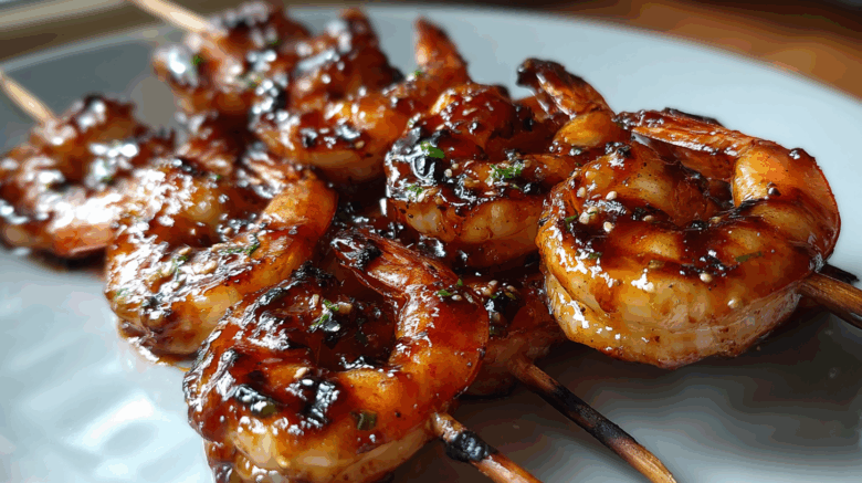 Teriyaki Grilled Shrimp Skewers