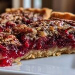 Thanksgiving Cranberry Pecan Tart